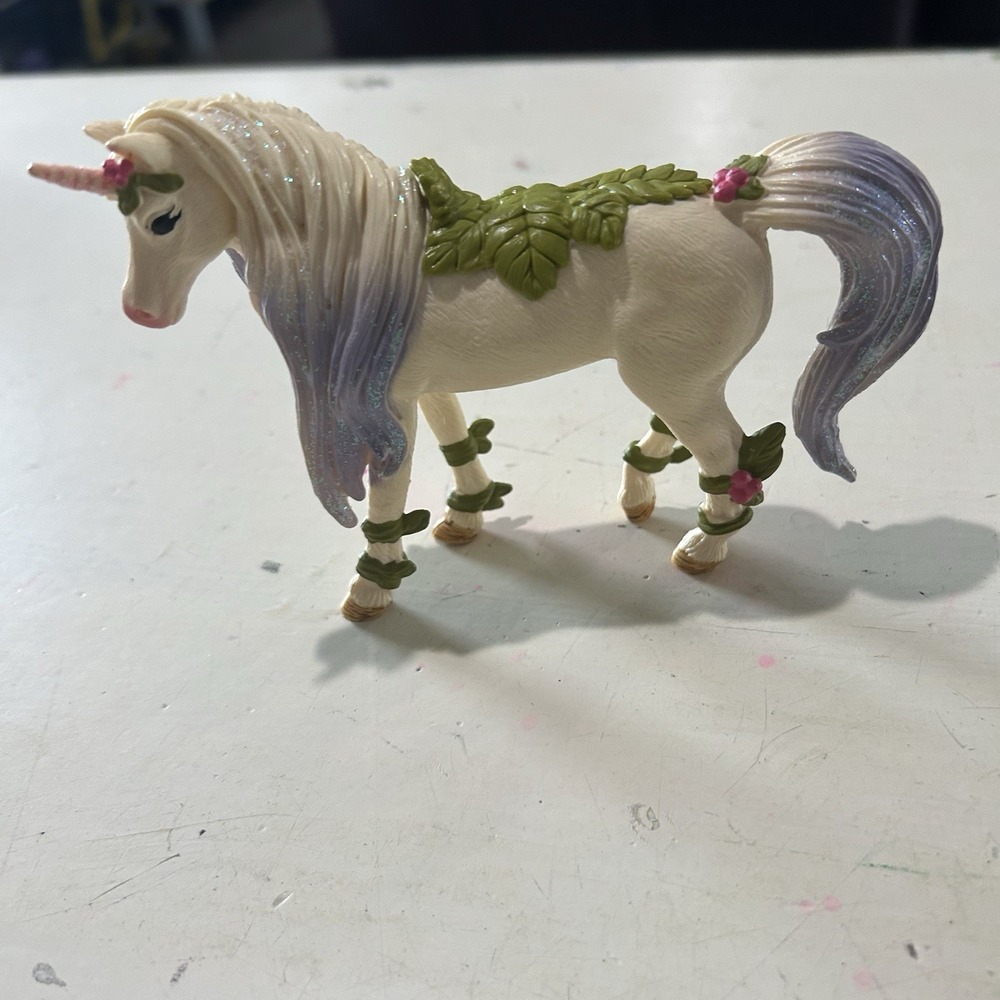 Schleich Bayala Blossom Unicorn Figure White Fairy Fantasy Horse Figurine 2017